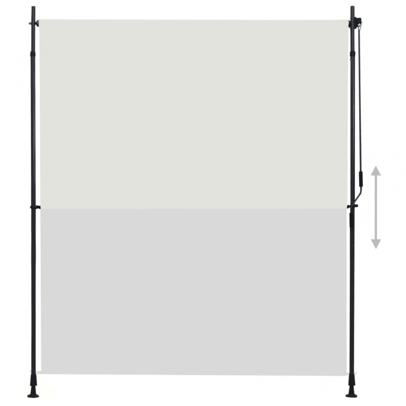 Außenrollo 200 x 270 cm Creme