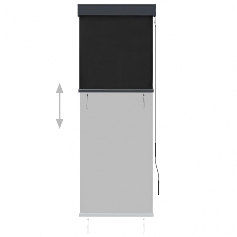 Außenrollo 60 x 250 cm Anthrazit
