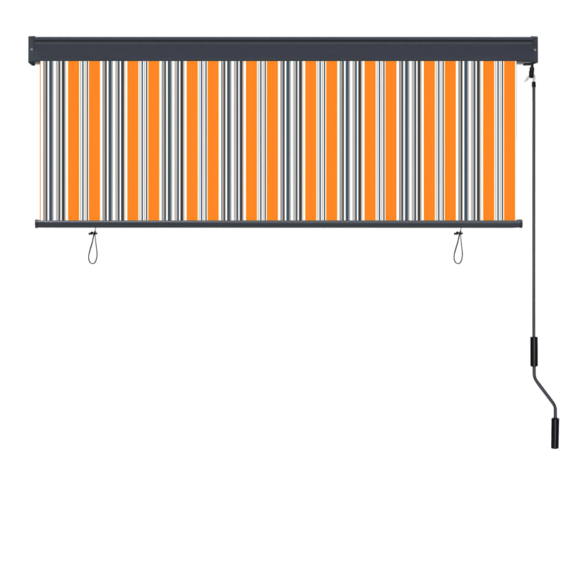 Außenrollo 170x250 cm Gelb und Blau