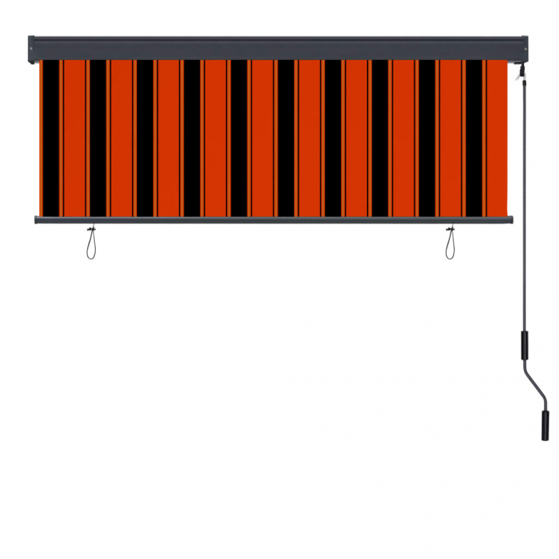 Außenrollo 170x250 cm Orange und Braun