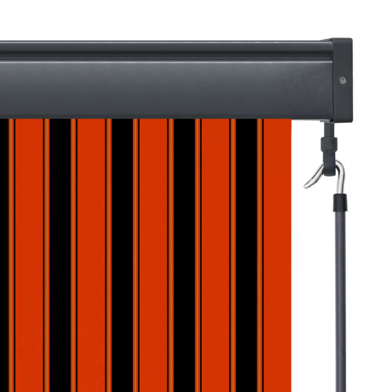 Außenrollo 170x250 cm Orange und Braun