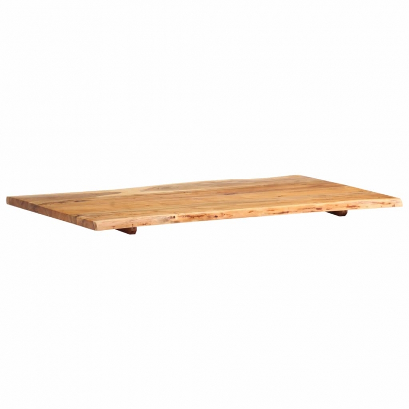 Tischplatte Massivholz Akazie 100x(50-60)x2,5 cm