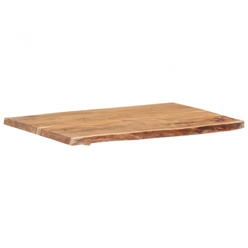Tischplatte Massivholz Akazie 100x(50-60)x3,8 cm