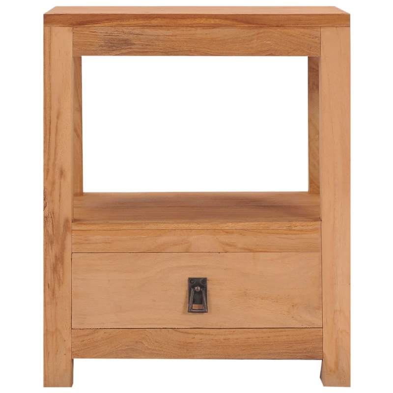 Nachttisch 40 x 30 x 50 cm Teak Massivholz