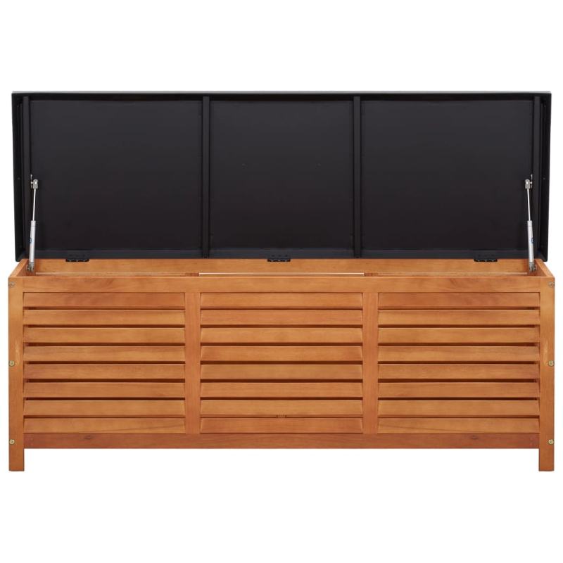 Gartenbox 150x50x55 cm Eukalyptus Massivholz