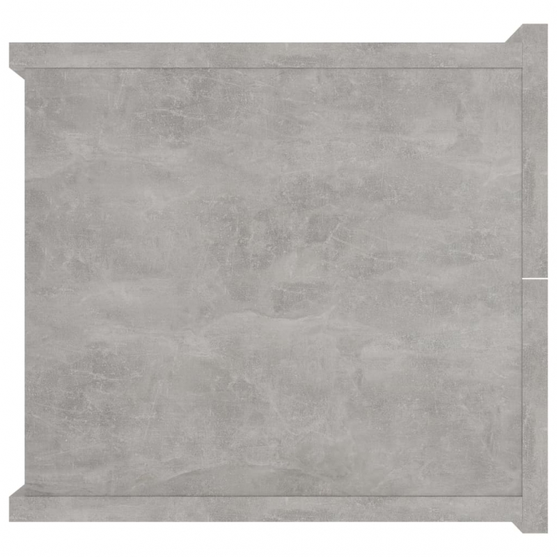 Nachttische 2 Stk. Betongrau 40x30x30 cm Holzwerkstoff