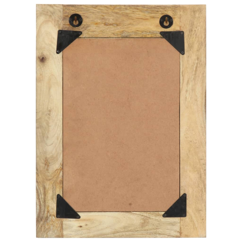 Spiegel Handbemalt 40 x 55 cm Massivholz Mango