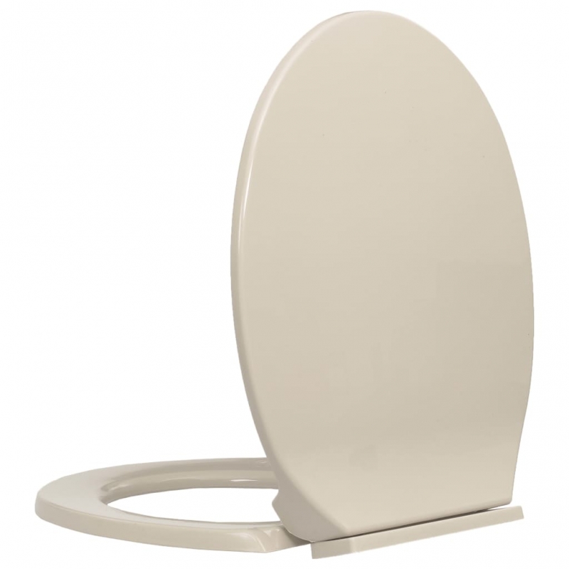 Toilettensitz mit Absenkautomatik Aprikose Oval