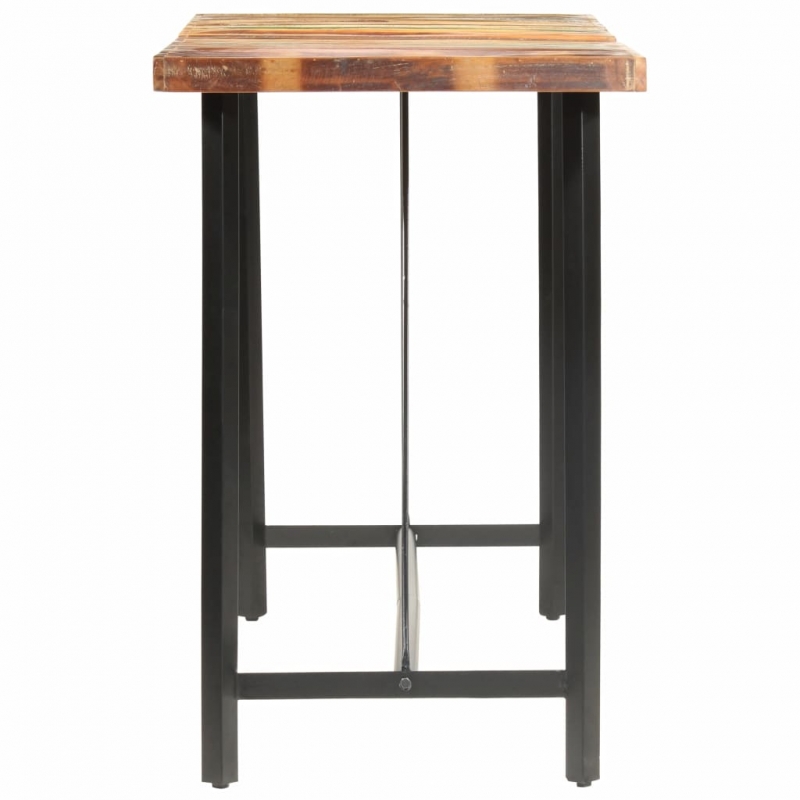 Bartisch 180 x 70 x 107 cm Recyceltes Massivholz