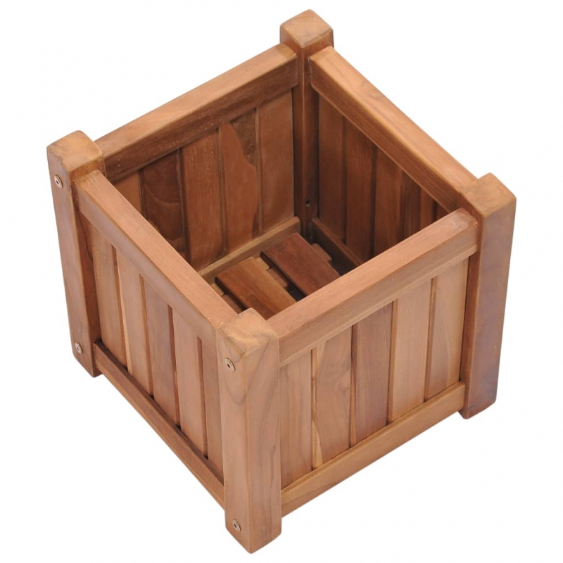 Hochbeet 30x30x30 cm Massivholz Teak