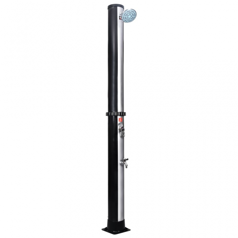 Solardusche mit Duschkopf und Wasserhahn 40 L