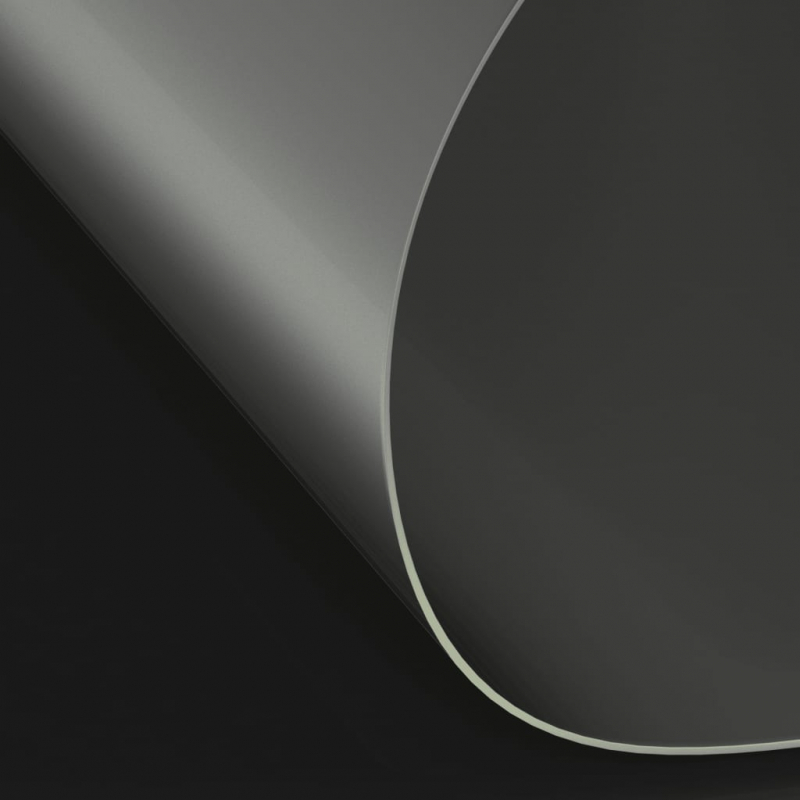 Tischfolie Matt Ø 70 cm 2 mm PVC