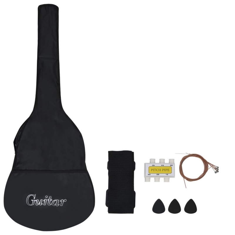 8-tlg. Klassische Gitarre Set für Kinder und Anfänger 3/4 36