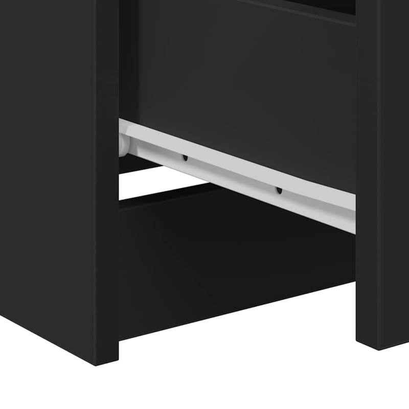 Sideboard Schwarz 60x35x76 cm Holzwerkstoff