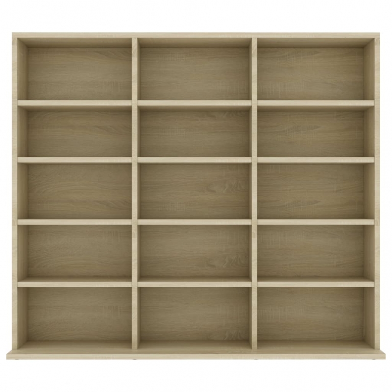 CD-Regal Sonoma-Eiche 102x23x89,5 cm Holzwerkstoff