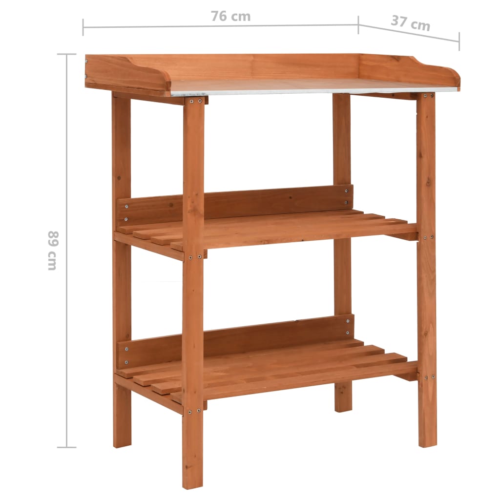 Pflanztisch 76x37x89 cm Tannenholz