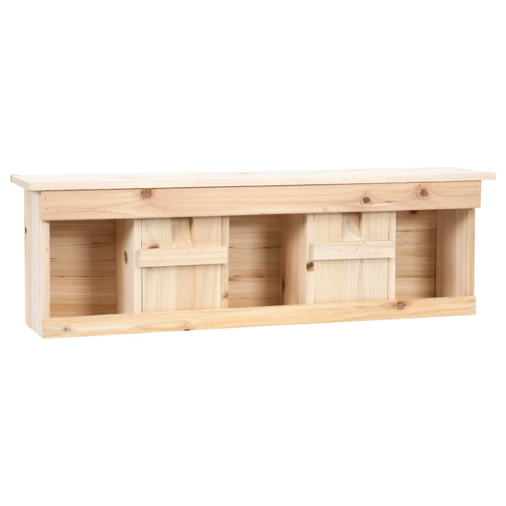 Spatzenhaus 5-fach 68x15x21 cm Tannenholz