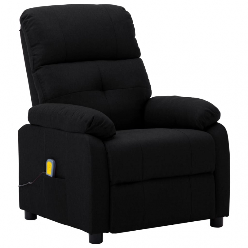 Massagesessel Schwarz Stoff
