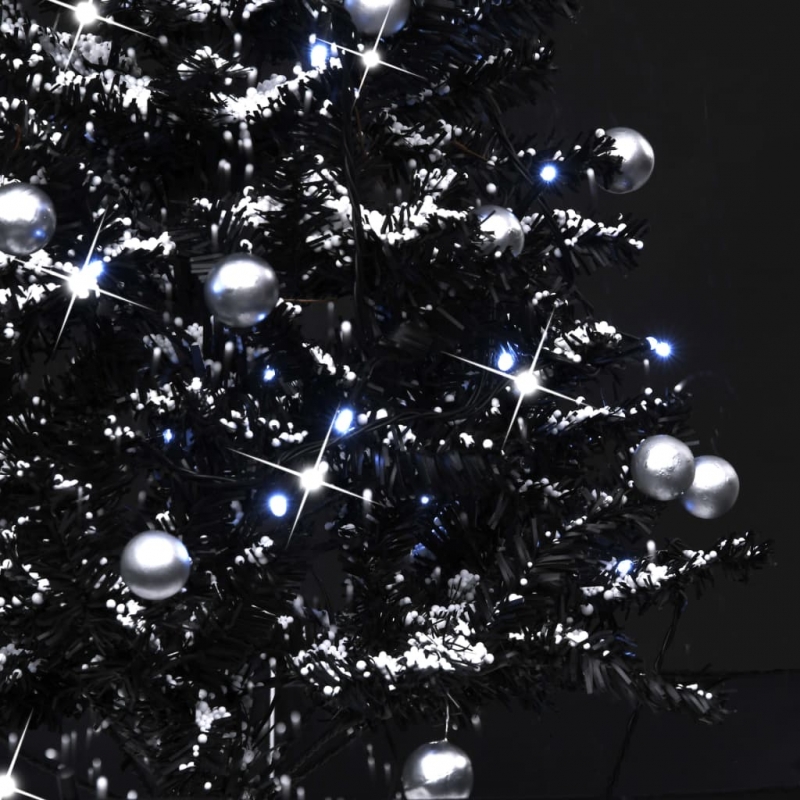 Schneiender Weihnachtsbaum mit Schirmfuß Schwarz 75 cm PVC