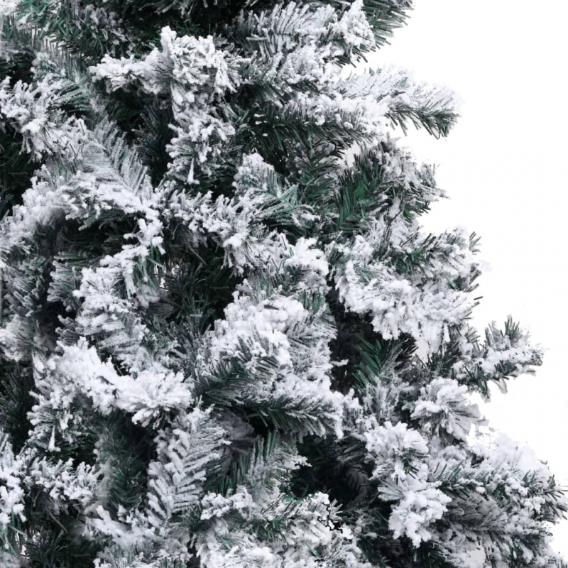 Künstlicher Weihnachtsbaum mit Schnee Grün 210 cm PVC