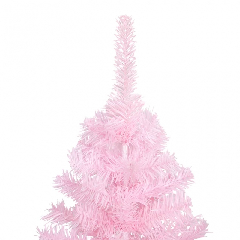 Künstlicher Weihnachtsbaum mit Ständer Rosa 150 cm PVC