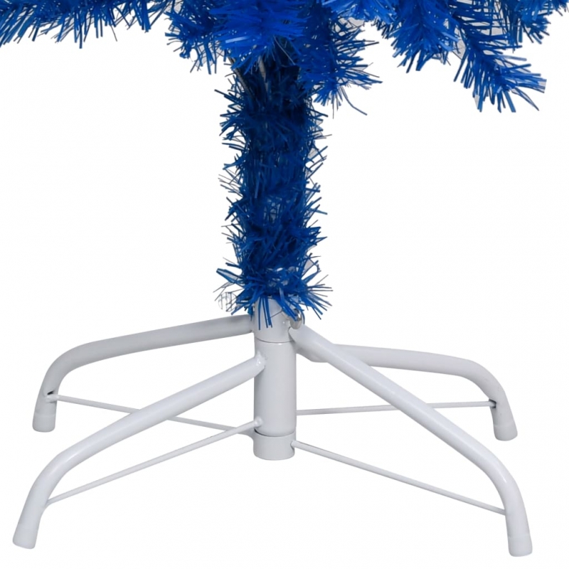 Künstlicher Weihnachtsbaum mit Ständer Blau 150 cm PVC