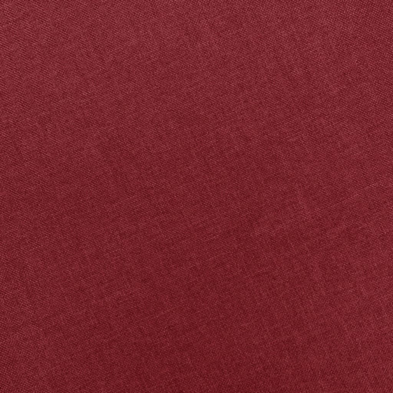 Massagesessel mit Hocker Weinrot Stoff