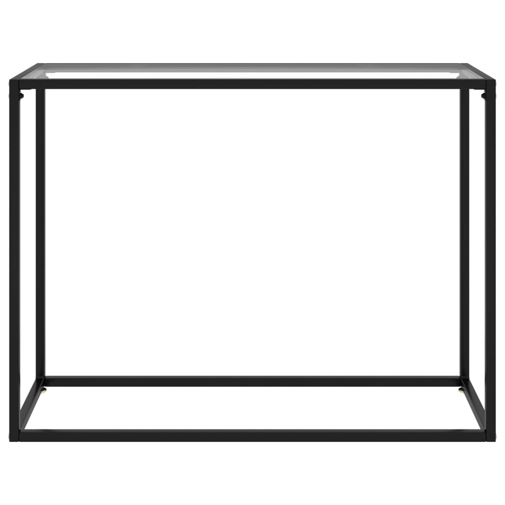 Konsolentisch Transparent 100x35x75 cm Hartglas