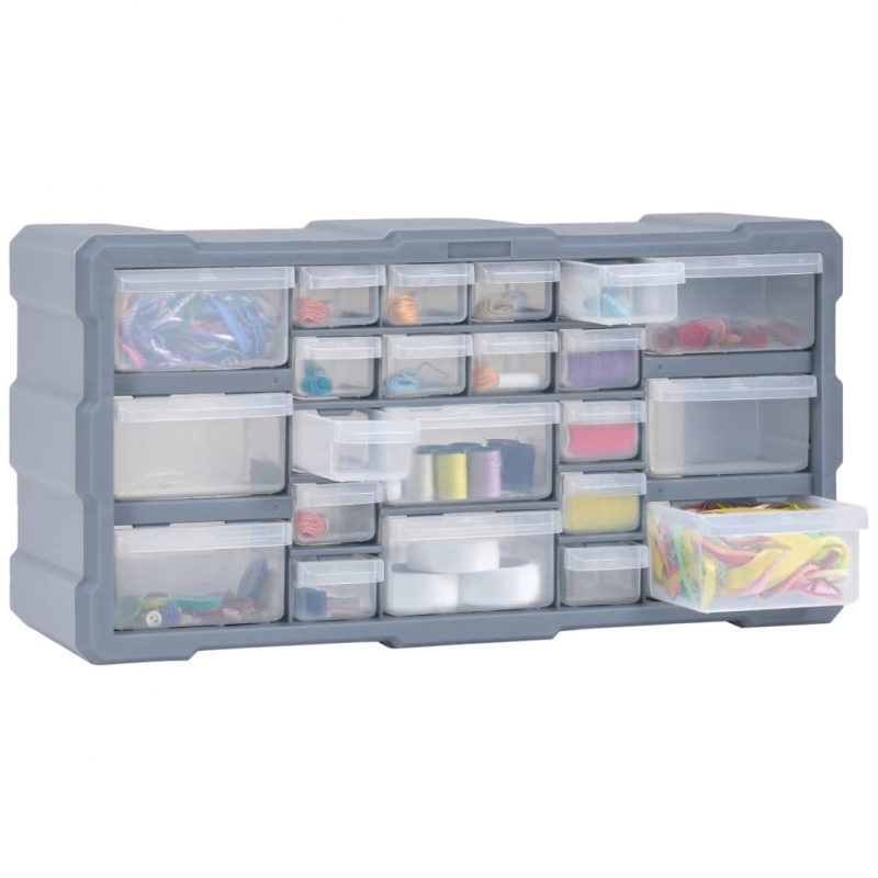 Multi-Schubladen-Organizer mit 22 Schubladen 49x16x25,5 cm