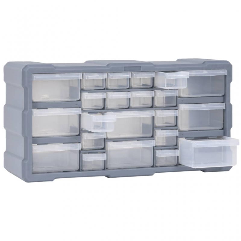 Multi-Schubladen-Organizer mit 22 Schubladen 49x16x25,5 cm