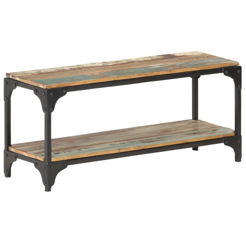 Couchtisch 90x30x40 cm Recyceltes Massivholz