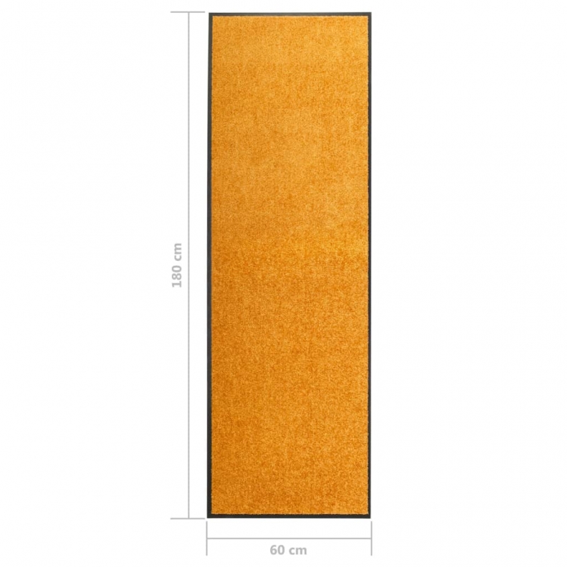 Fußmatte Waschbar Orange 60x180 cm