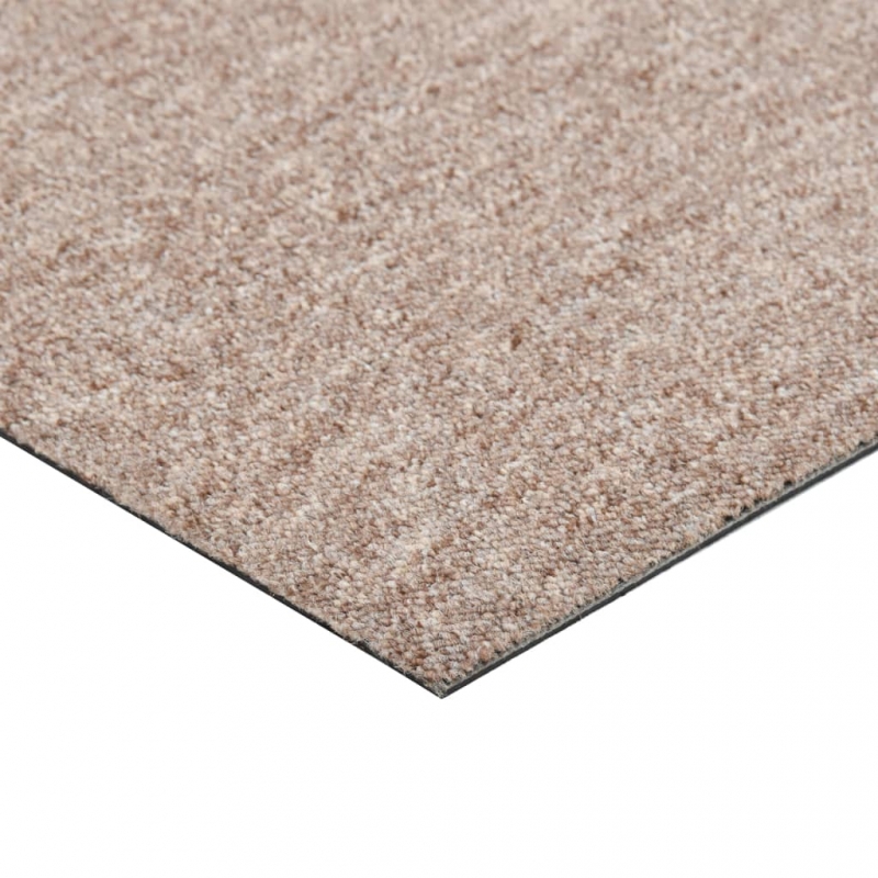 Teppichfliesen 20 Stk. 5 m² 50x50 cm Beige