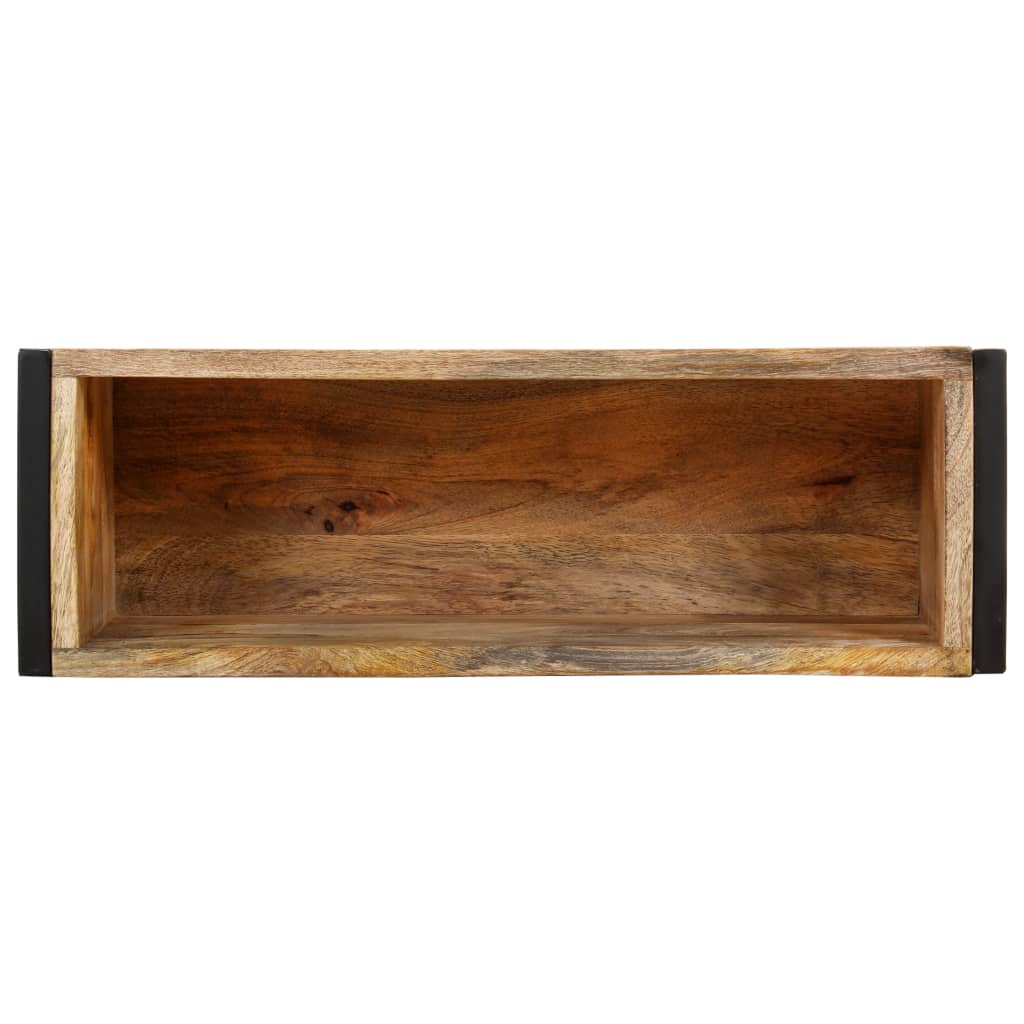 Pflanzkübel 60x20x68 cm Raues Mangoholz