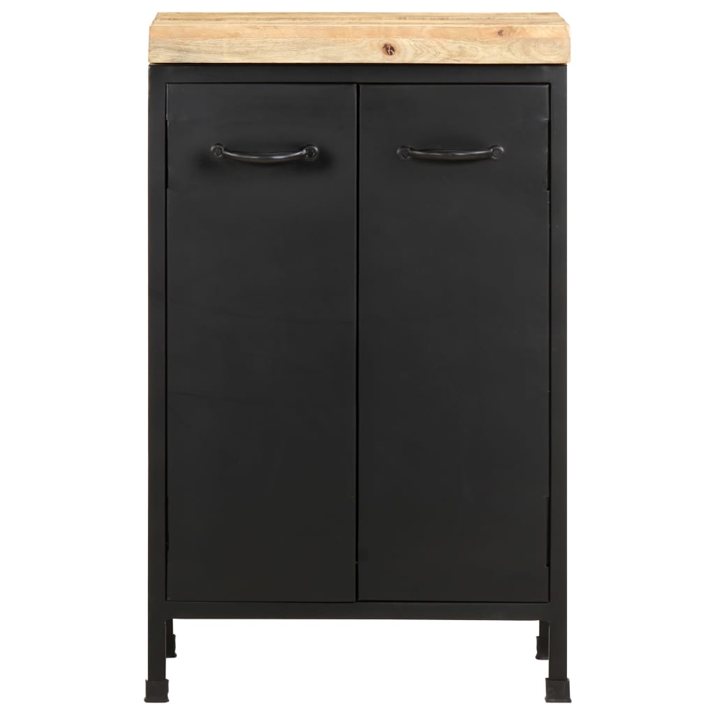 Sideboard 47x35x76 cm Raues Mangoholz