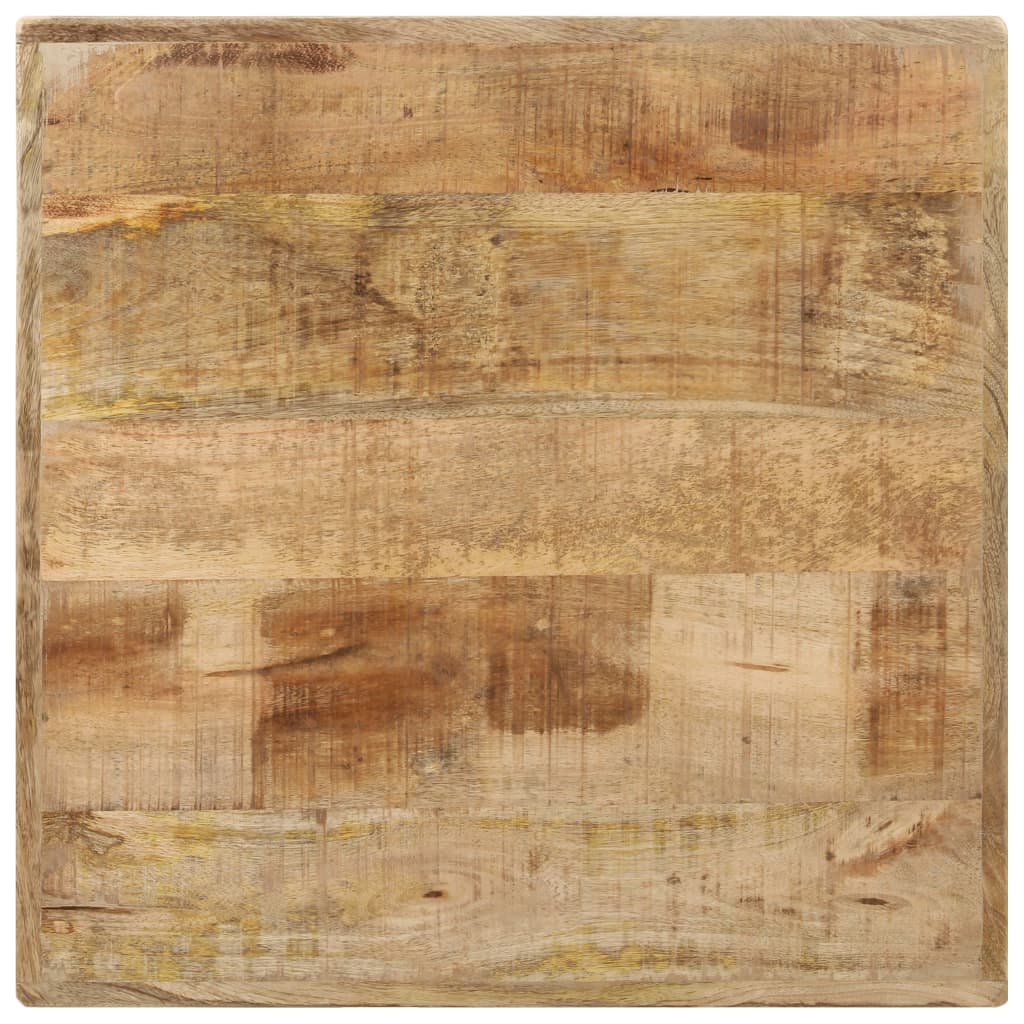 Bistrotisch 60x60x77 cm Raues Mangoholz