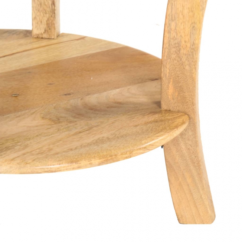 Beistelltisch 37x37x61 cm Massivholz Mango