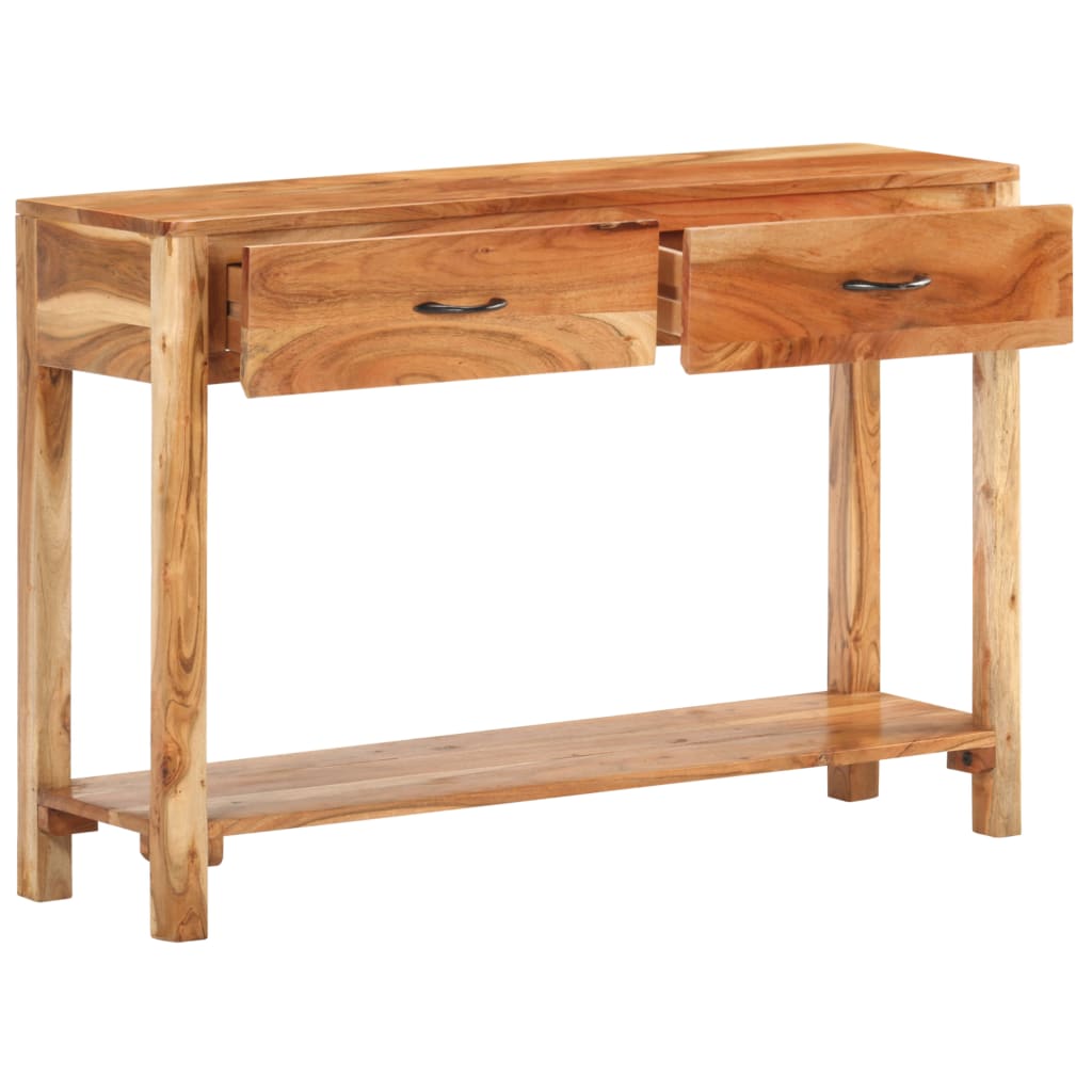 Sideboard 110x30x75 cm Massivholz Akazie