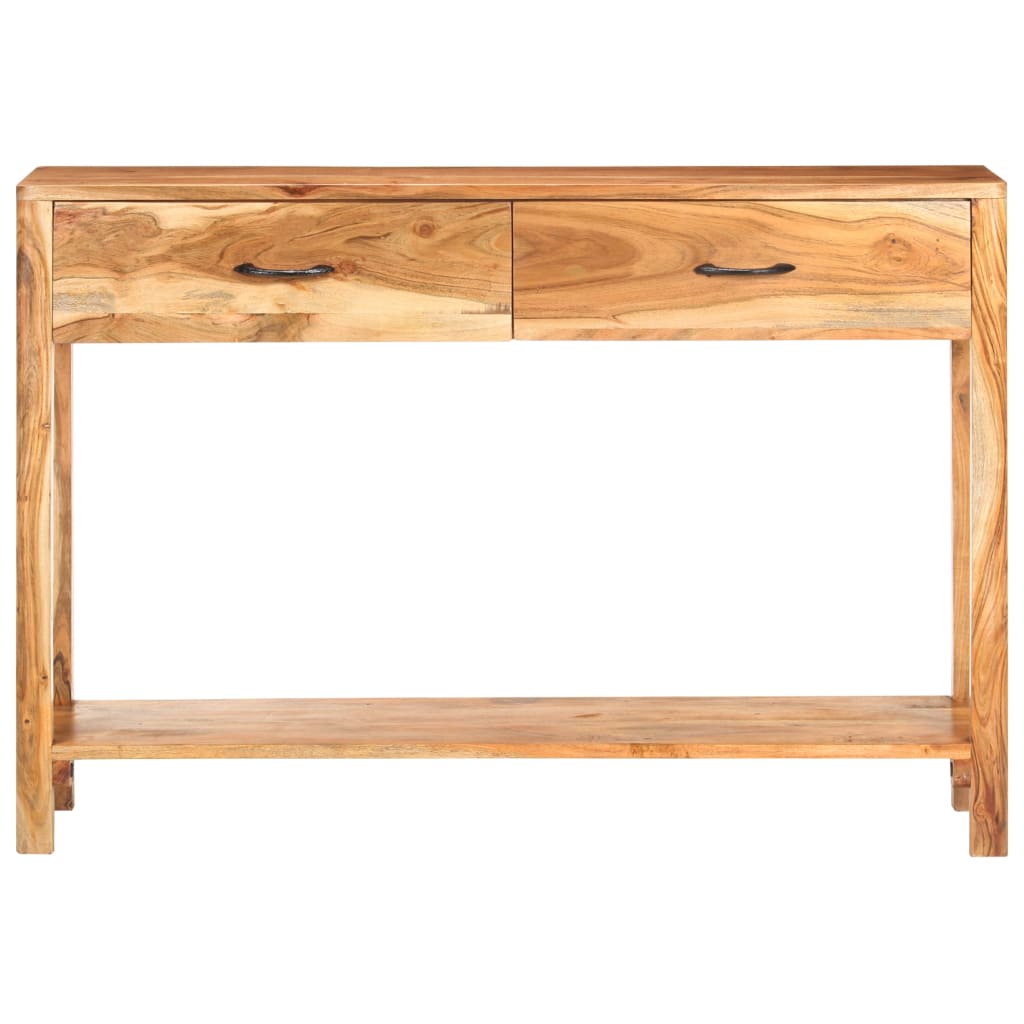 Sideboard 110x30x75 cm Massivholz Akazie