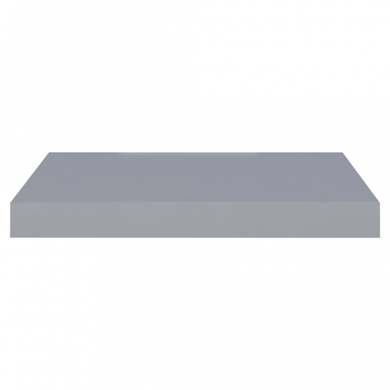 Schwebende Wandregale 4 Stk. Grau 40x23x3,8cm MDF