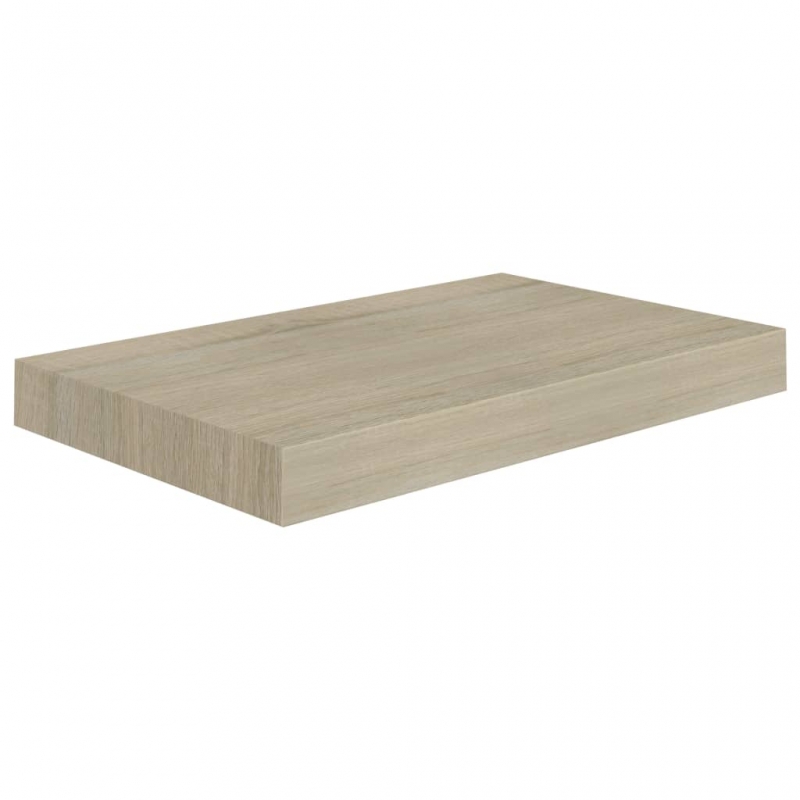 Schwebende Wandregale 4 Stk. Eichefarben 40x23x3,8cm MDF