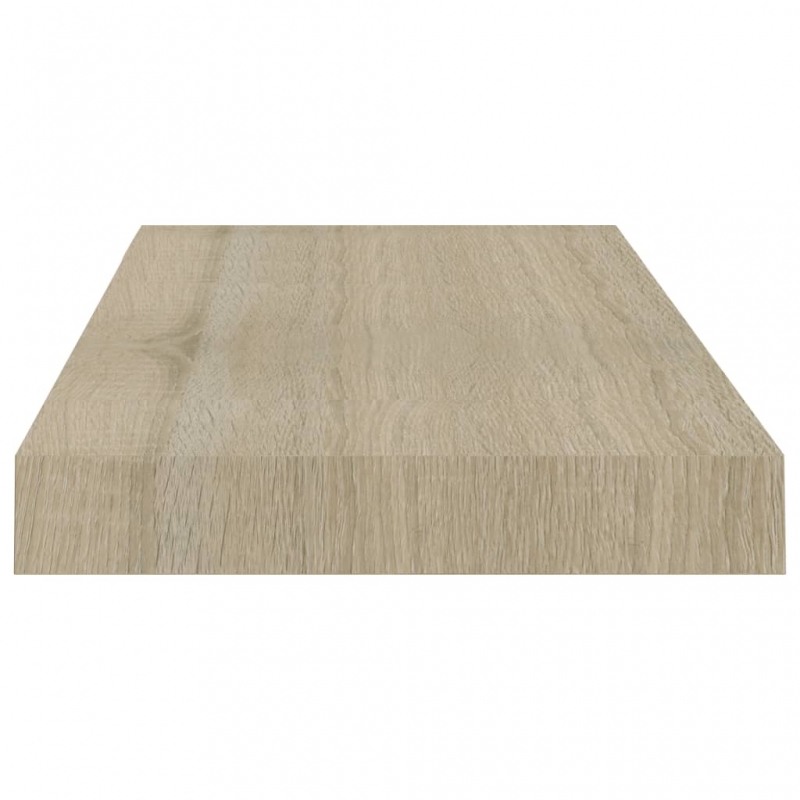 Schwebende Wandregale 4 Stk. Eichefarben 50x23x3,8cm MDF