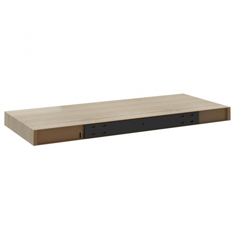 Schwebende Wandregale 4 Stk. Eichefarben 60x23,5x3,8cm MDF