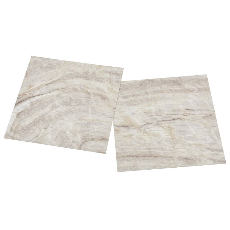 PVC-Fliesen Selbstklebend 55 Stk. 5,11 m² Beige