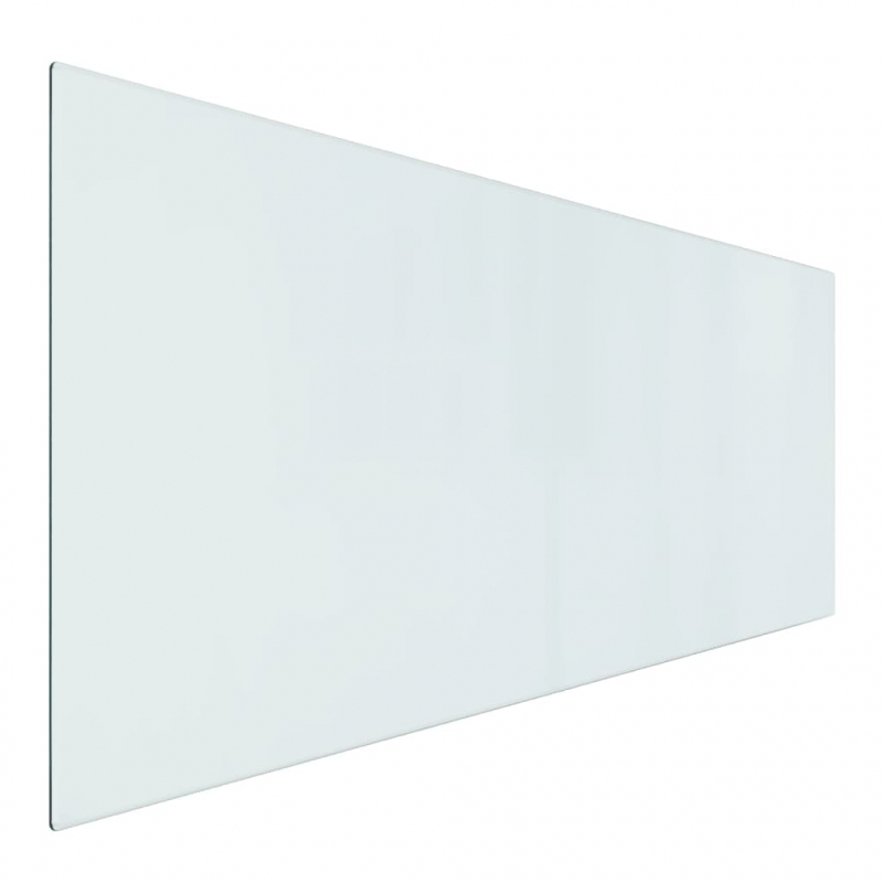 Kaminofen Glasplatte Rechteckig 120x50 cm