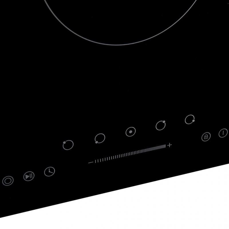 Glaskeramik-Kochfeld mit 5 Platten Touch Control 90cm cm 8500 W