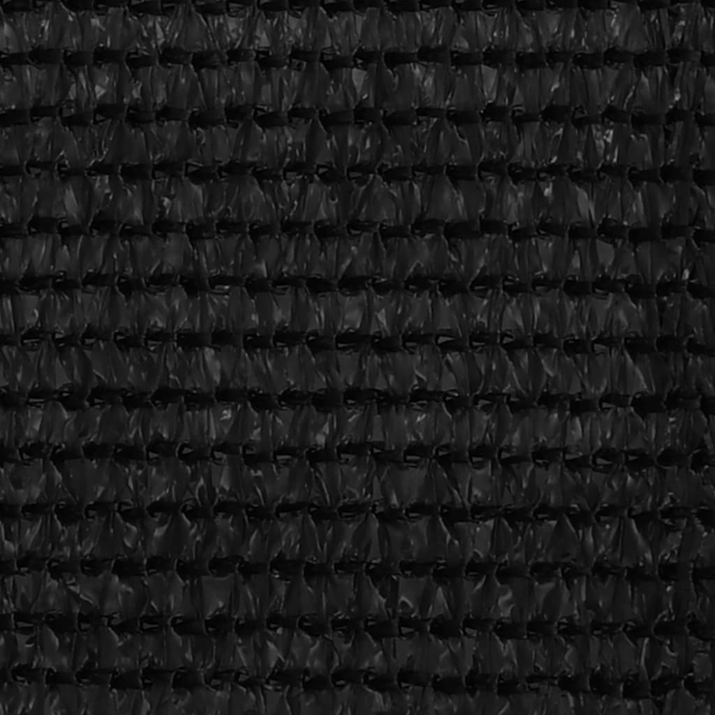Zeltteppich 250x250 cm Schwarz