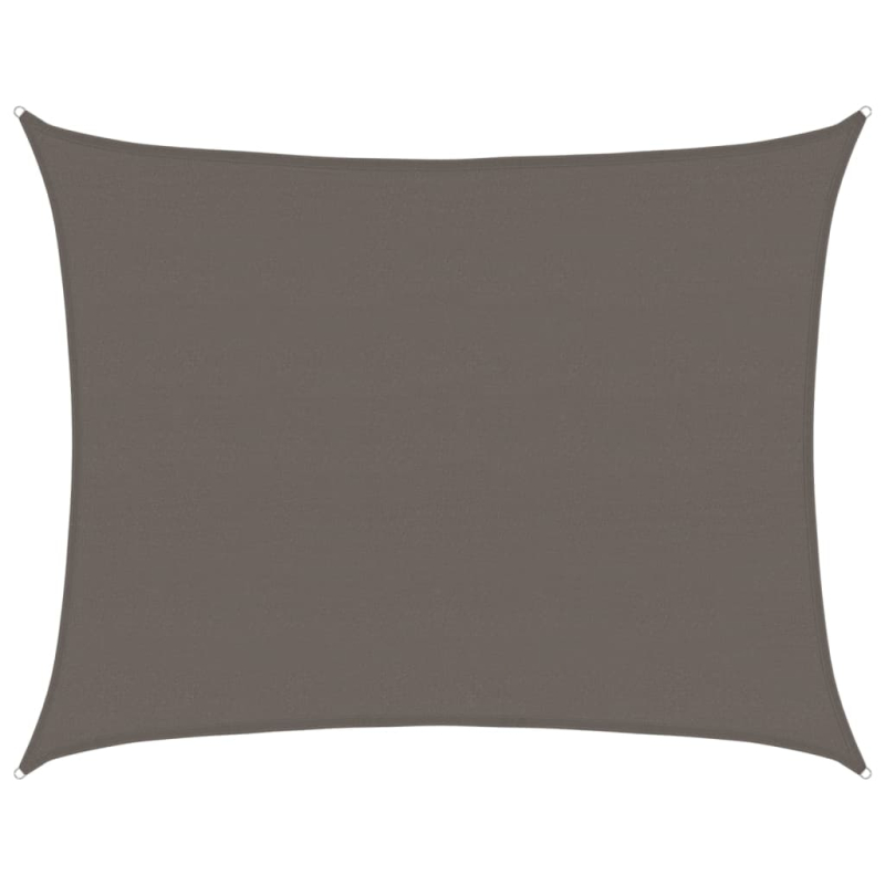 Sonnensegel 160 g/m² Anthrazit 6x8 m HDPE