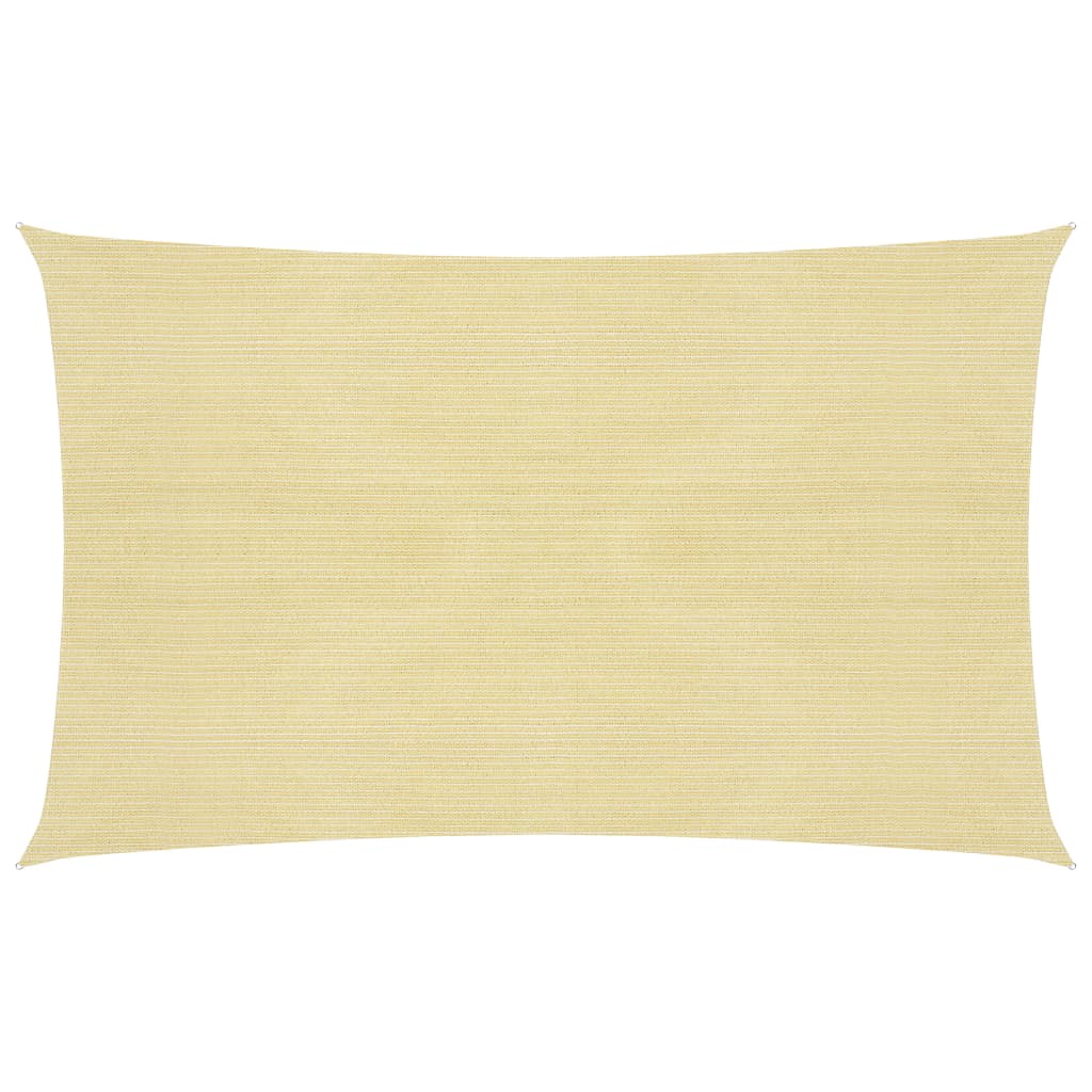 Sonnensegel 160 g/m² Beige 2,5x5 m HDPE
