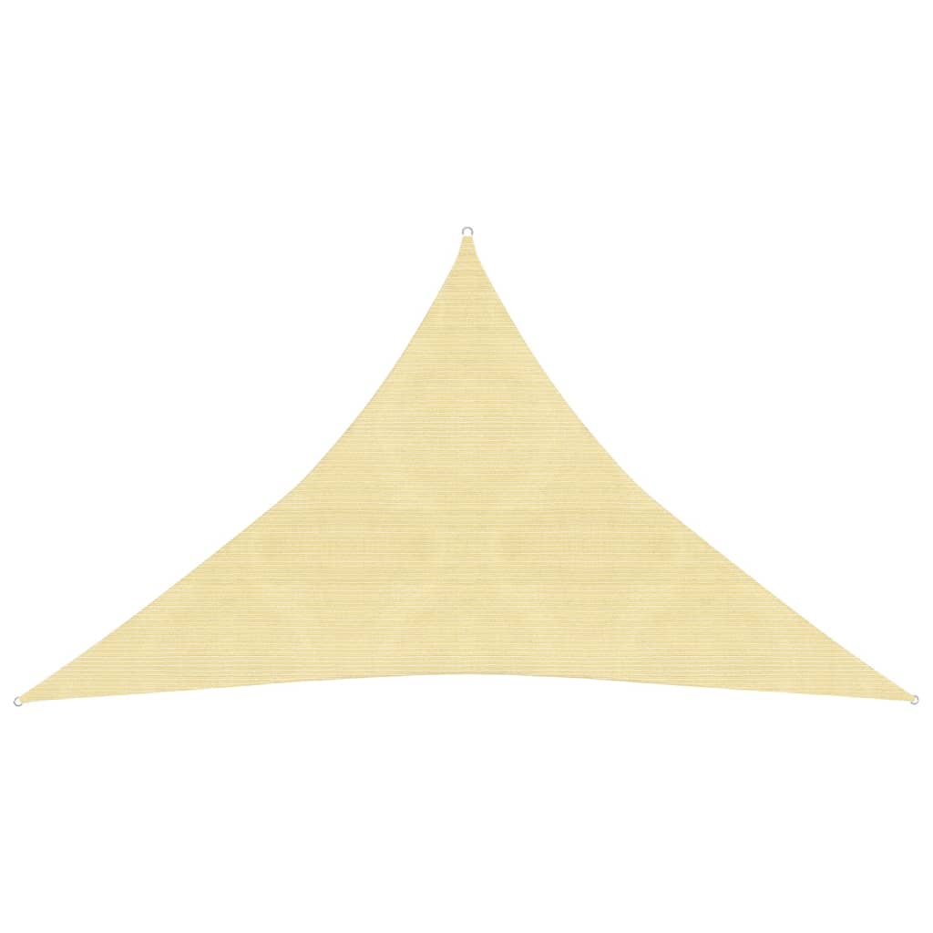 Sonnensegel 160 g/m² Beige 4x4x5,8 m HDPE
